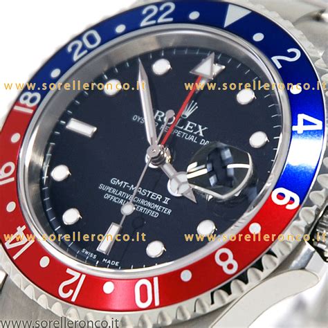 rolex rosso e blu